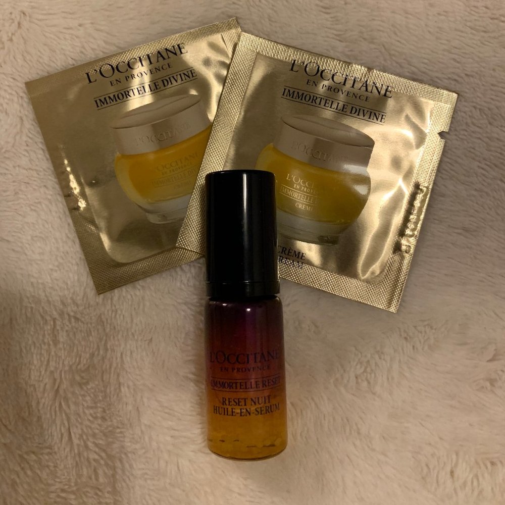 L'Occitane Immortelle Reset Serum and Divine